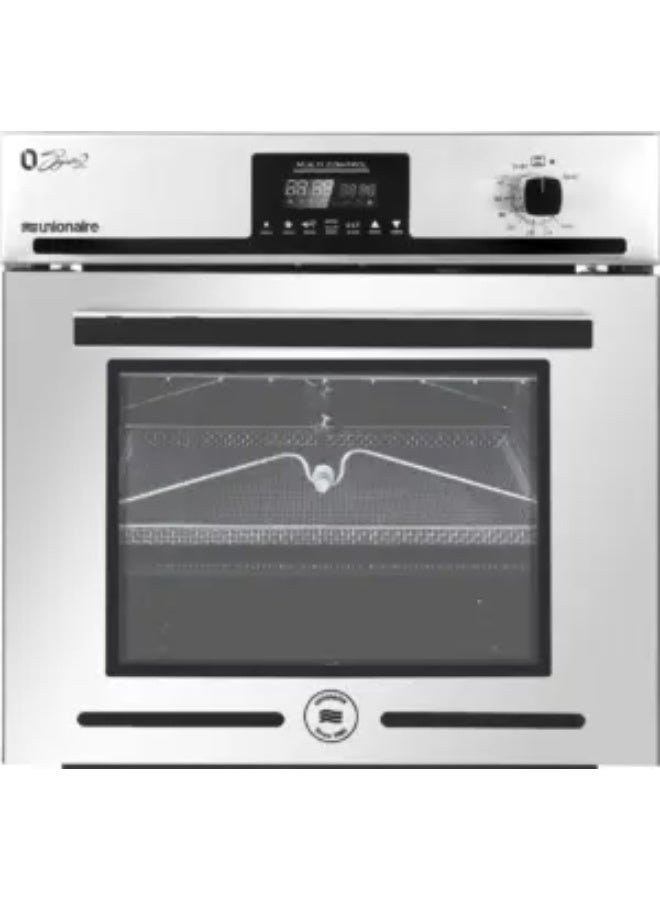 يونيون إير فرن غاز بيلت ان 60 سم 70 لتر ديجيتال بالشواية والمروحة استانلس ستيل يونيون اير - Image 1